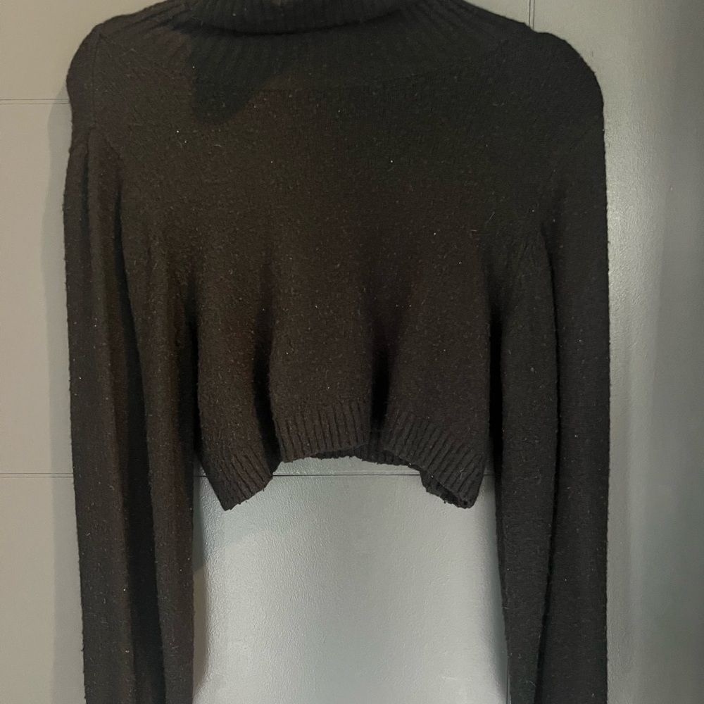 Princess Polly Black Cowl Neck Sweater